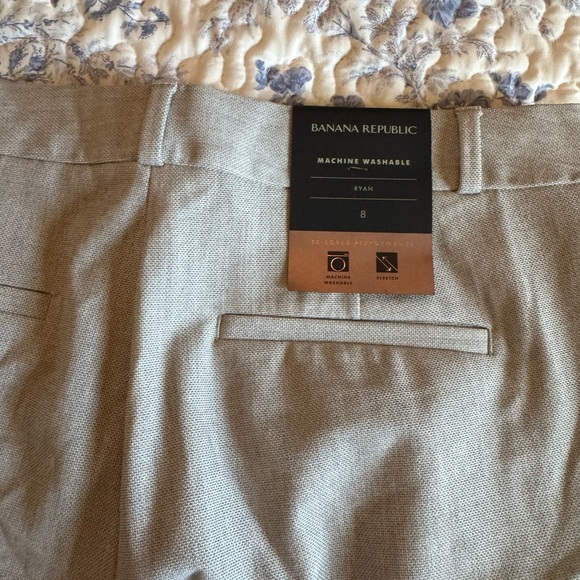 Banana Republic Classic Ryan Gray Straight Leg Pants - Picture 8 of 9